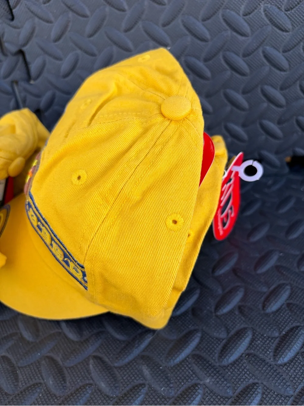 América  Aguilas Yellow Cotton Baseball Cap with Team Crest Unixes